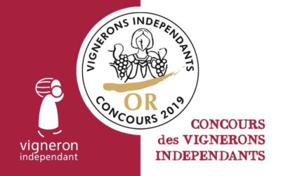 Palmarès en Or au Concours Vignerons Indépendants 2019