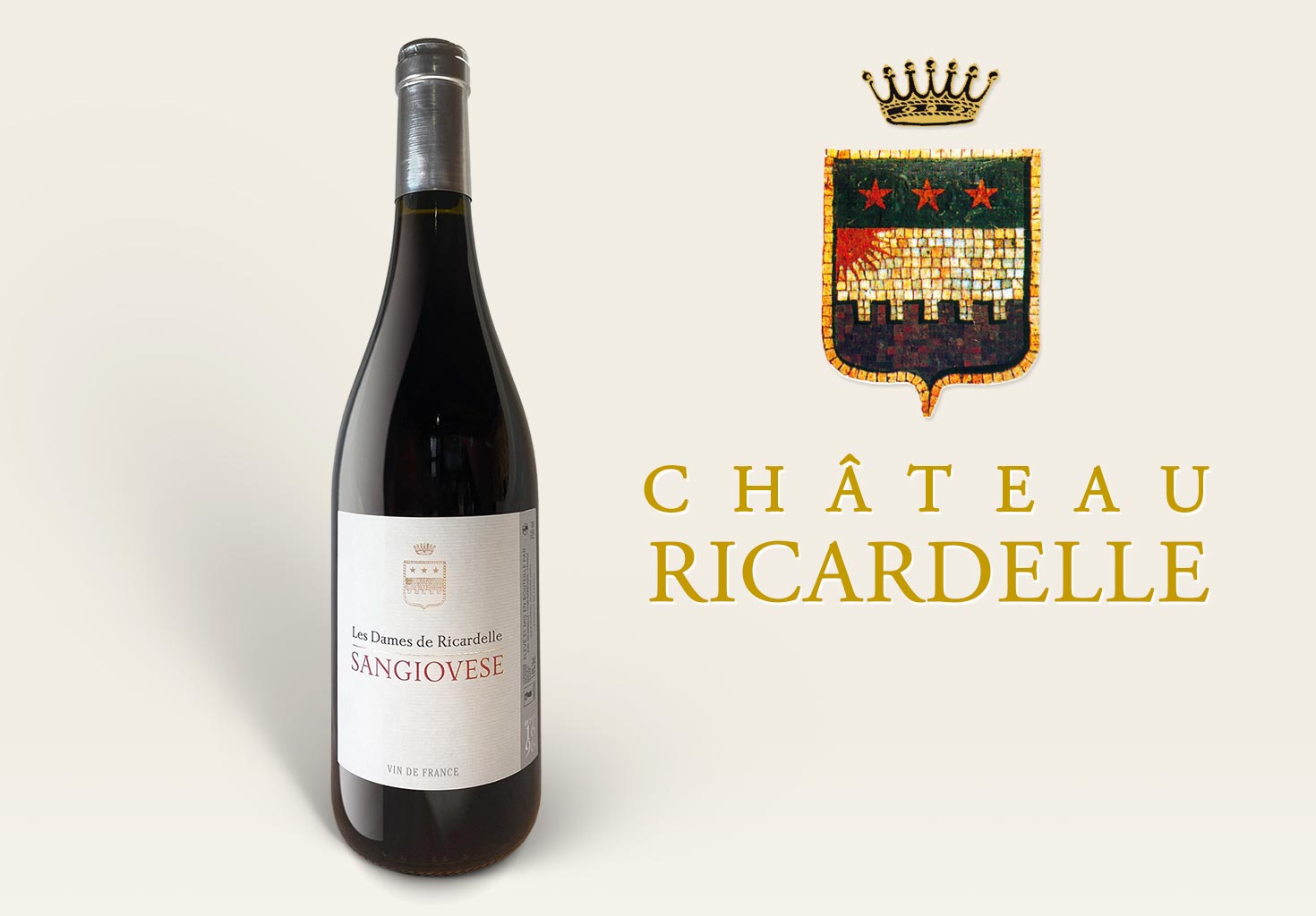 CHATEAU RICARDELLE - Rouge Dames Ricardelle Sangiovese